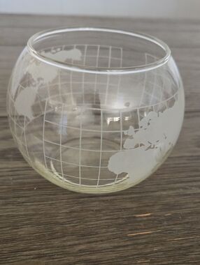 Nescafe Promotional World Floating Candle Holder Vintage 1971